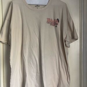 Hollister Men's Beige Baja Graphic Tee